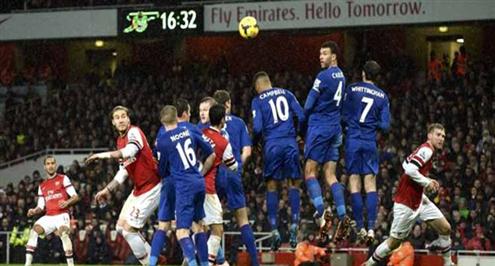 فوز متأخر يعيد أرسنال لصدارة البريميرلييج